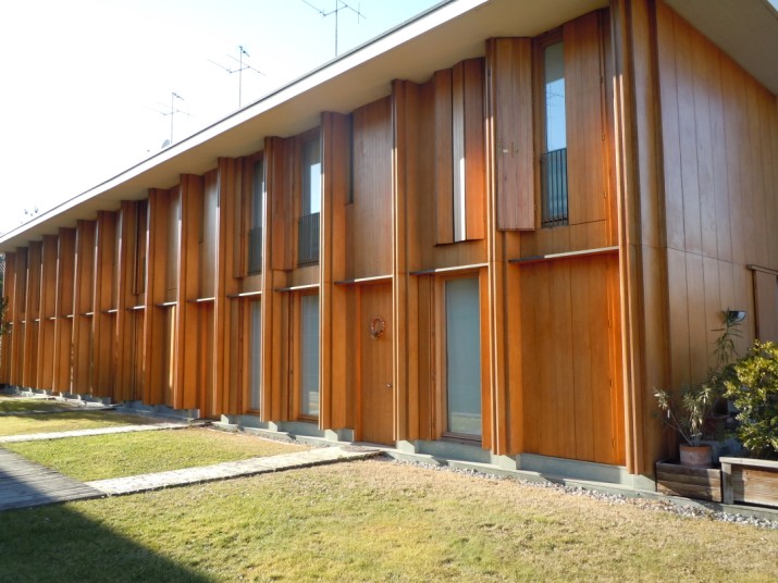 pareti verticali in legno